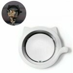 Chatière chat flip, chatière chien chatière blanc hole Chatière chat flip, chatière chien chatière blanc hole