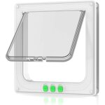 Chati�re pour chat, chati�re r�sistante aux intemp�ries, installation facile, porte int�rieure ext�rieure, ...