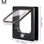 Chati�re, chati�re �tanche avec verrouillage rotatif � quatre voies, adapt�e aux chats, petits chiens, ...