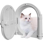 Chati�res pour porte, porte pour porte int�rieure, portes sans rabat pour animaux de compagnie pour petits ...