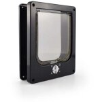 Chati�res et portes manuelles, chati�re 4 positions avec tunnel pour chat, noir taille m