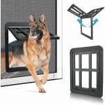 Chatire pou chien, porte pour animaux de compagnie magntique, installation facile chatire pour chat ...
