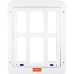 Chati�re pou chien, porte pour animaux de compagnie magn�tique, installation facile chati�re pour chat ...