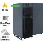 Chaudi�re mixte bois et pellet biopellet combi 50 kw ferroli