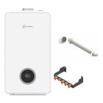 Elm leblanc - chaudire murale gaz  condensation mgalis icondens 22 - 30 version chaudire avec dosseret, ...