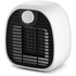 Chauffage d'air portatif 1000 w, petit radiateur �lectrique de table, chauffage � deux vitesses, blanc ...