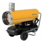 Chauffage air puls mobile au fuel  combustion indirecte (avec chemine) 34 kw 2150 m3 / h 230v - hpv35 ...