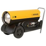 Chauffage  air puls sovelor hp30 mobile au fuel 0, 3 kw 230v 1550m3 / h avec 36l de rservoir
