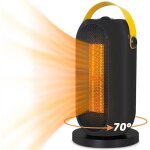 Chauffage d'appoint, 1200w mini ptc chauffage soufflant electrique  economie d'nergie, silencieux, ...