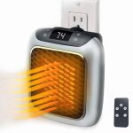 Chauffage d'appoint 800w, chauffage lectrique & cramique avec thermostat rglable, conomique en nergie ...