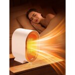 Csparkv - chauffage d'appoint - blanc, 2 modes radiateur electrique, silencieux chauffage soufflant pour ...