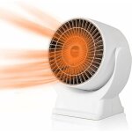Memkey - chauffage d'appoint economique silencieux, radiateur electrique soufflant mobile, mini radiateur ...
