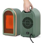 Jusch - chauffage d'appoint electrique portable, petit radiateur soufflant economie d'nergie ptc ceramique, ...