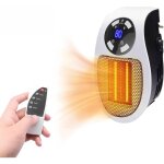 Chauffage d'appoint portable 500 w avec protection contre la surchauffe et prise murale, adapt� � une ...