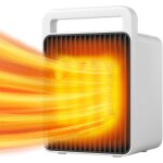 Chauffage d'appoint portatif 900 w, silencieux et s�r, avec protection contre la surchauffe, chauffage ...