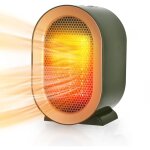 Chauffage d'appoint, radiateur electrique 1200w, mini chauffage soufflant ceramique, protection contre ...