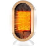 Chauffage d'appoint, radiateur soufflant salle de bain mini radiateur electrique 1200w protection contre ...