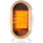 Chauffage d'appoint, radiateur soufflant salle de bain mini radiateur electrique 800w / 1200w protection ...