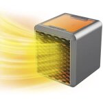 Chauffage de bureau carr�, nouveau, color�, petit appareil pour le bureau et la maison