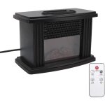 Chauffage de chemin�e �lectrique, petit et mini, silencieux, �l�gant, pour bureau, chambres � coucher, ...