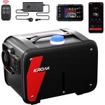 Chauffage diesel 5 - 8 kw 12 / 24v 220v bluetooth app, rchauffeur d'air diesel tout - en - un avec tlcomman ...