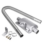 Chauffage diesel air - parking 600mm - Échappement 24mm - silencieux - kit Chauffage diesel air - parking 600mm - Échappement 24mm - silencieux - kit