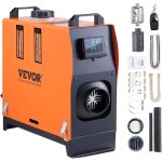 Chauffage diesel tout - en - un portable 12 v 8 kw 0, 16 - 0, 62 l / h r�chauffeur d'air diesel 8 - 36 ...