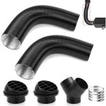 Chauffage diesel, chauffage de stationnement 60 mm, sortie d'air de la t�te de direction, t�te ronde ...