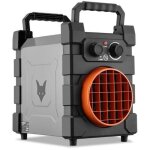 Fuxtec ? chauffage de chantier �lectrique 2000 w fxeh2 ? thermostat m�canique ? ip24 ? pour pi�ces jusqu'� ...