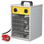 Chauffage �lectrique industriel 5000w - soufflant portable, id�al pour chantier & garage, protection ...