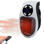Chauffage lectrique mini prise, mini chauffage 350w, chauffage lectrique 350w, systme thermostatique, ...