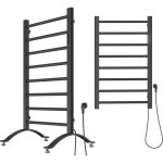 Chauffage electrique noir 200w radiateur echelle pieds autoportants 85035941 Chauffage electrique noir 200w radiateur echelle pieds autoportants 85035941