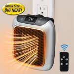 Chauffage �lectrique, petit chauffage electrique 800 w avec thermostat r�glable, radiateur soufflant ...