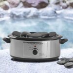 Chauffage �lectrique � pierre 6 l - chauffe - pierre chaude pour spa et bien - �tre - contr�le pr�cis ...