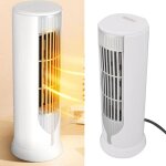 Trimec - chauffage lectrique portable, mini ptc, ventilateur de bureau silencieux, pour bureau, chambre ...