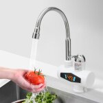Chauffage lectrique robinet de cuisine indicateur de temprature led robinet