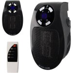 Chauffage enfichable 500w, mini chauffe - air lectrique socket, chauffage d'espace mural avec tlcommande, ...