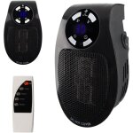 Chauffage enfichable 500w, mini chauffe - air �lectrique socket, chauffage d'espace mural avec t�l�commande, ...