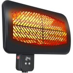 Chauffage d'ext�rieur mural num�rique avec t�l�commande