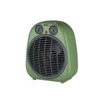 Chauffage au feu 2000w vert / gris 2w 2puissance 3fonctions thermostat, contr�le de s�curit�, anti - ...