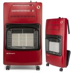 Chauffage d'appoint gaz pliable hce62 - 4200w. classe nergtique a. triple systme de scurit, 42 x ...