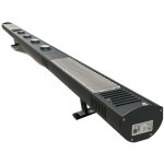 Frico - chauffage infrarouge 4000w anthracite 2000x125x104mm applique avec rampe lumineuse led 4x3. 5w ...