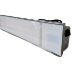 Frico - chauffage infrarouge halogne 1500w faade verre vitro teinte blanc 900x170x80mm tanche ip65 ...