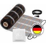 Chauffage mural �lectrique warmon classic light 100 w / m� + thermostat ts 100 tactile blanc - 1 m�