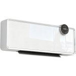 Radiateur lectrique soufflant mural - homcom - cramique - 1000 / 2000w - ventilateur, thermostat - ...