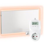Chauffage mural infrarouge avec thermostat [t�l�commande + contr�le wifi] ? radiateur mural � infrarouge ...