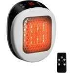 Chauffage mural pour maison avec t�l�commande, mini radiateur soufflant en c�ramique, 600w 15 - 32?, ...