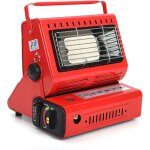Chauffage portable au propane pour l'ext�rieur, mini r�chaud de camping, 3 niveaux de chauffage (rouge) ...