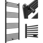 Granitan - chauffage salle de bain 60140cm noir calorifer drabin douche new puerto 85035933