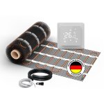 Chauffage au sol �lectrique pour carrelage warmon classic 150 w / m� + thermostat s 100 intelligent wifi ...